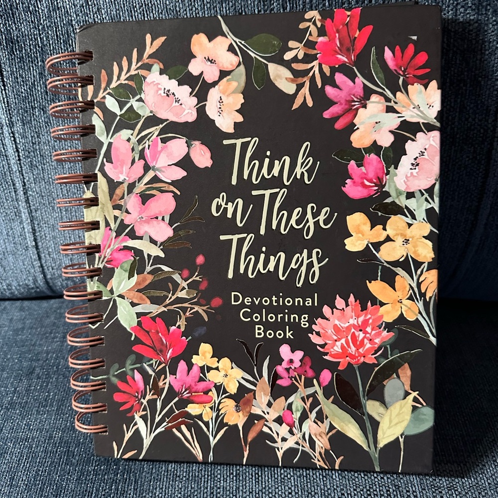 Think on These Things Devotional Coloring Book